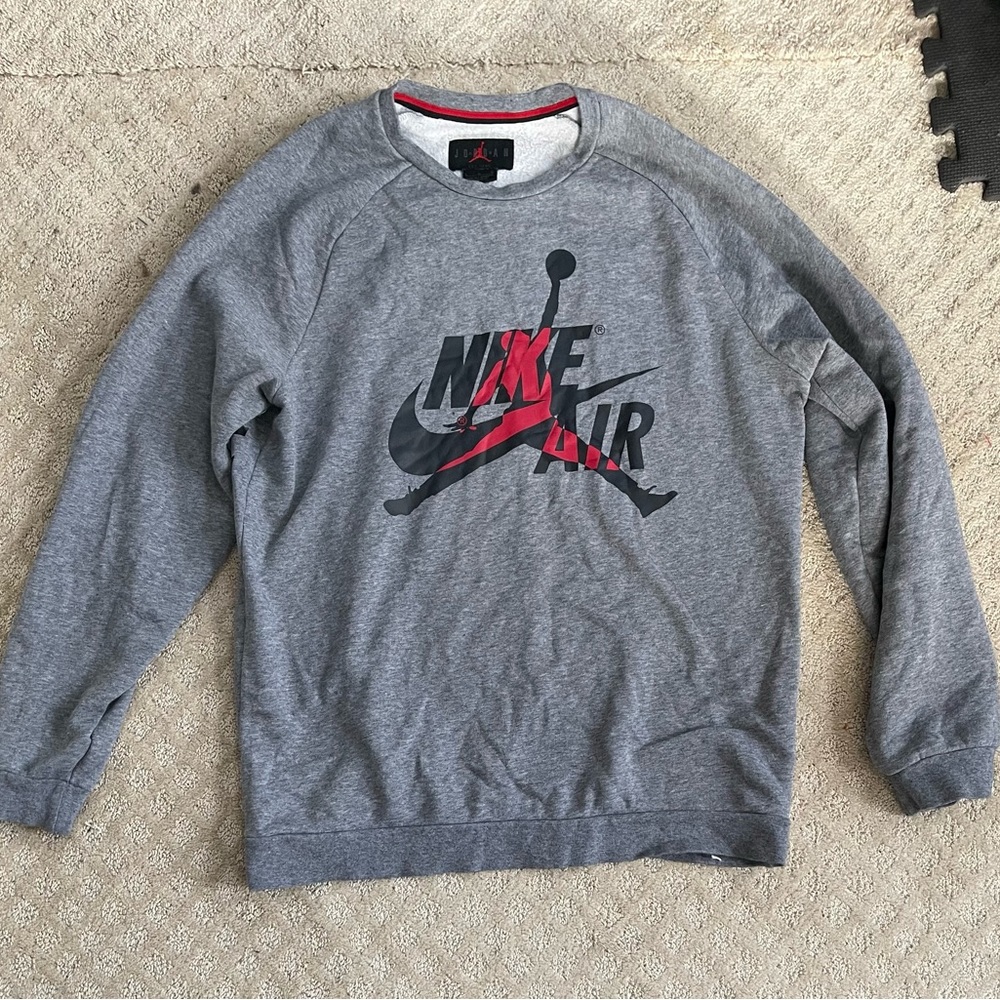 Grey jordan sweatshirt